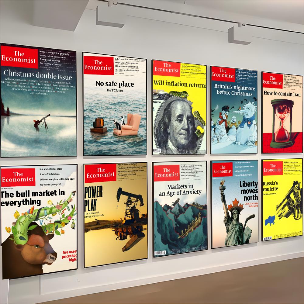 Home Decor Magazine - Magazine Finance T-The Economist Poster Classic