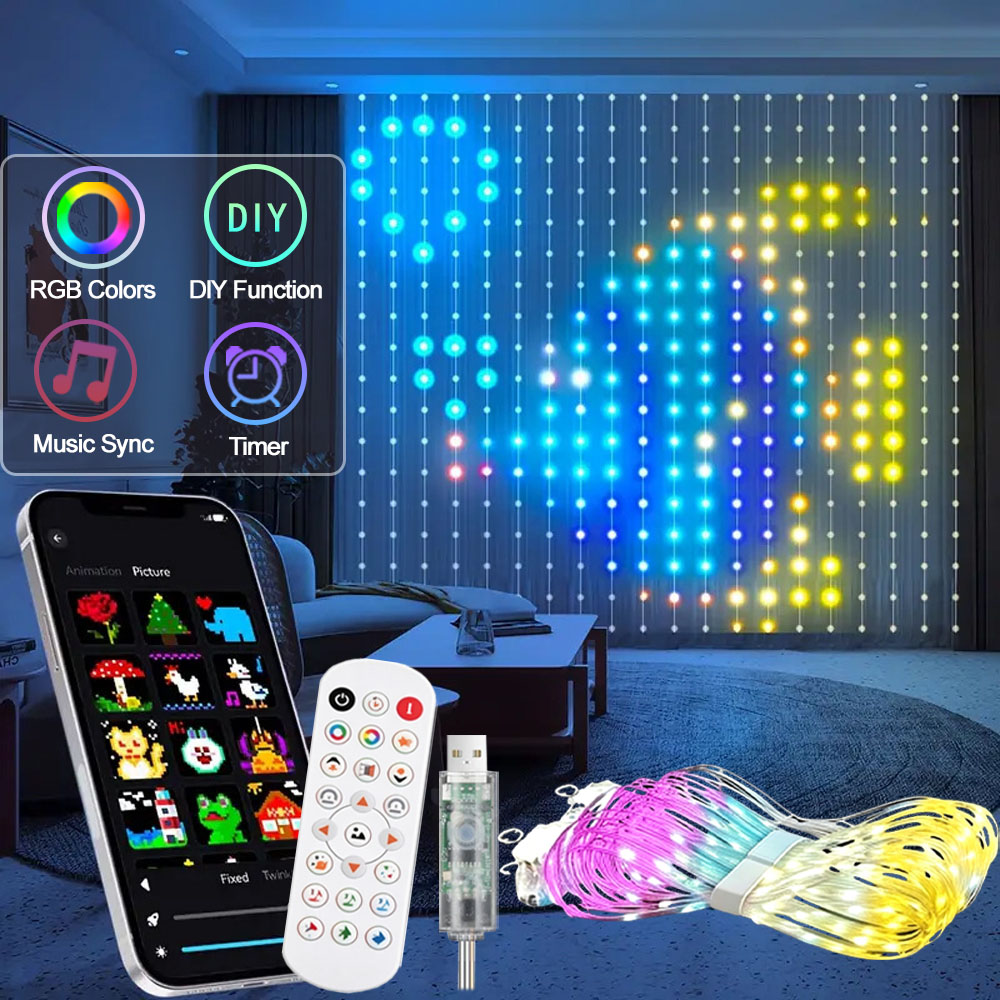 Home Decor Free App - Smart LED Curtain Light APP Control