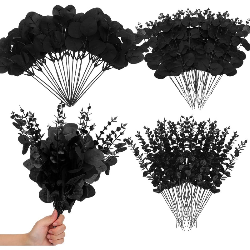 Black Eucalyptus Leaves Stems  - Pampas Grass Decor recension och pris