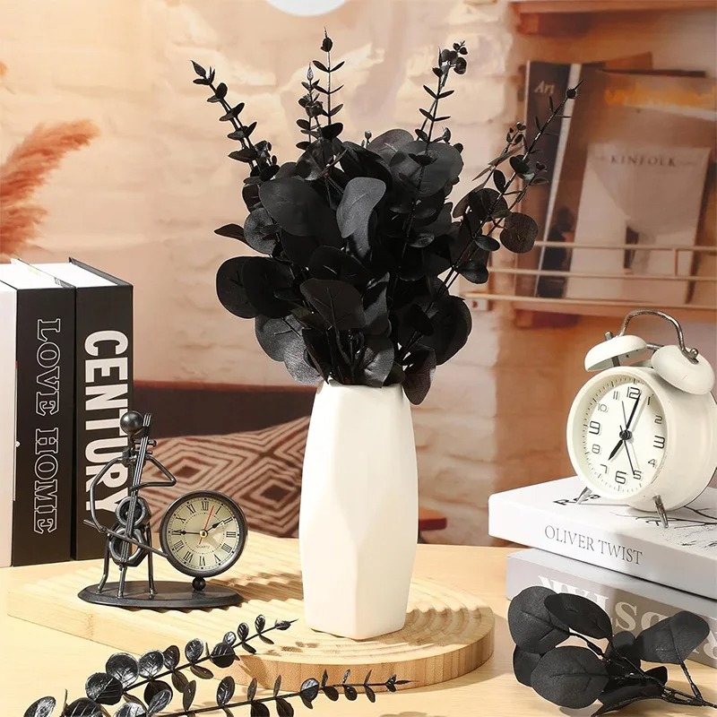 Black Eucalyptus Leaves Stems  - Pampas Grass Decor recension och pris