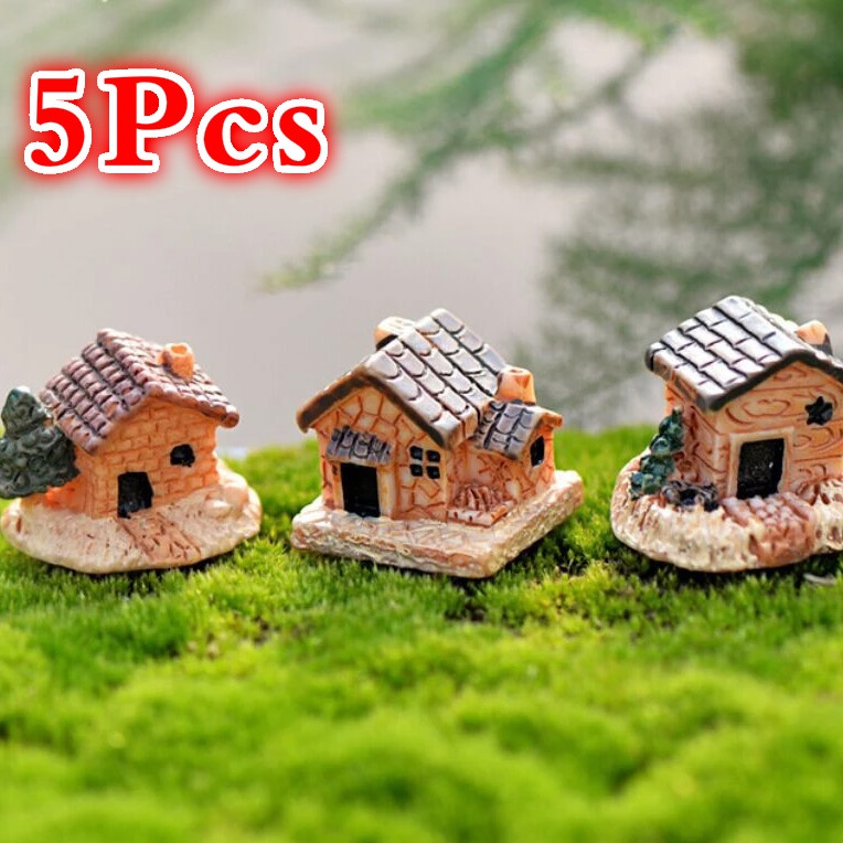 5Pcs Mini Doll House Stone Hou - Home Decor Za recension och pris