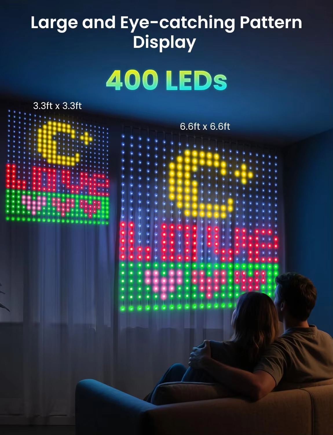 USB Curtain Light 400 LED Dyna - Home Decor Free App recension och pris