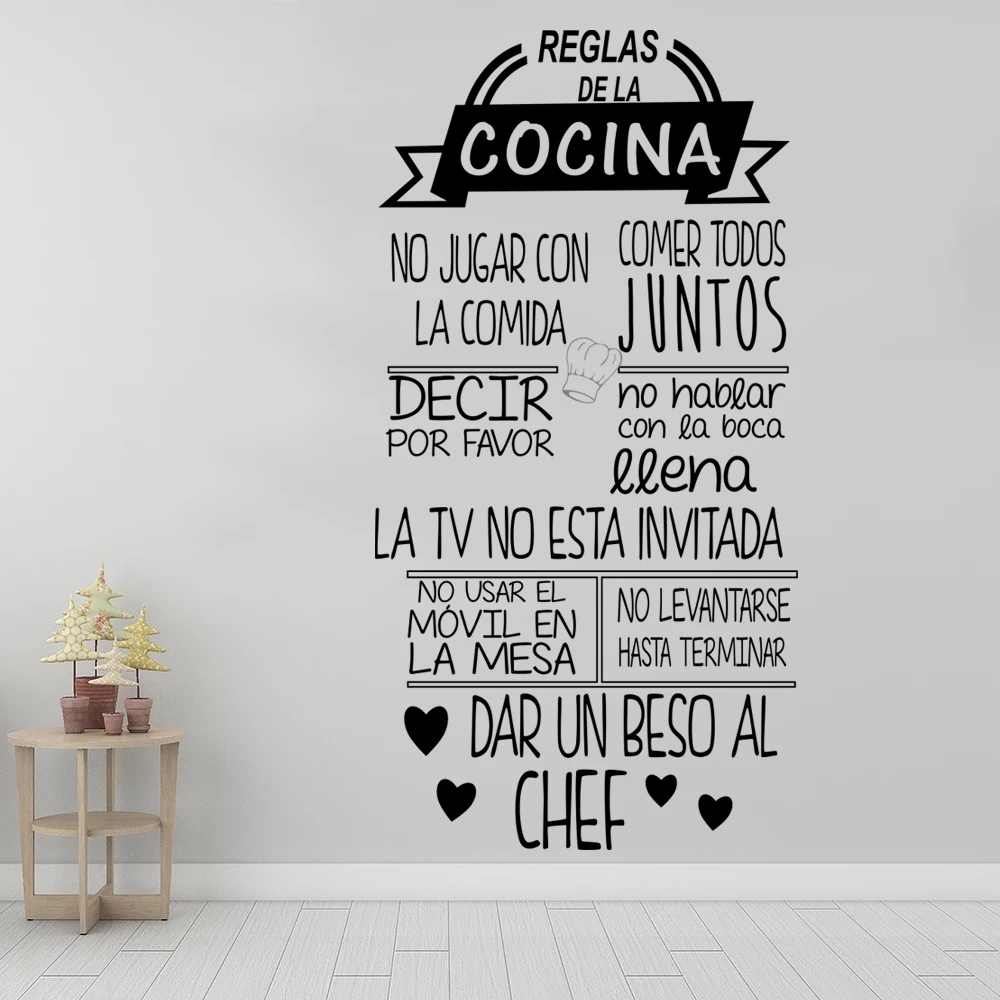 1 pc nice Reglas De La Cocina  - Home Decor Indonesia recension och pris