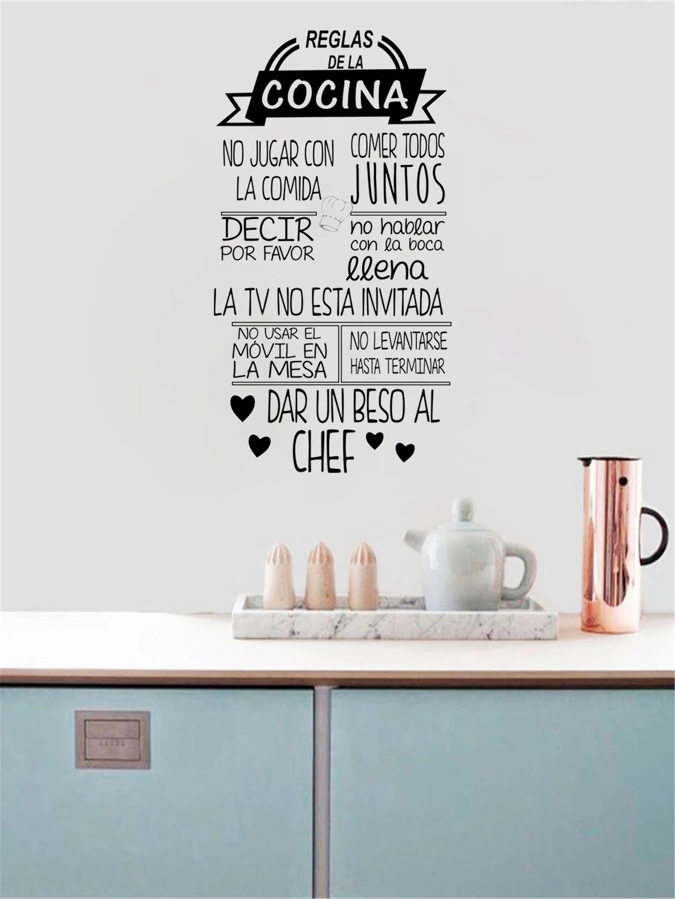 1 pc nice Reglas De La Cocina  - Home Decor Indonesia recension och pris