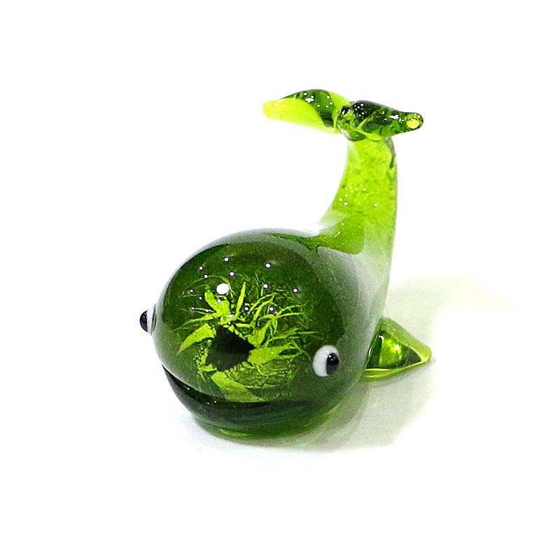 Murano Glass Whale Miniature F - Home Decor Y2K recension och pris
