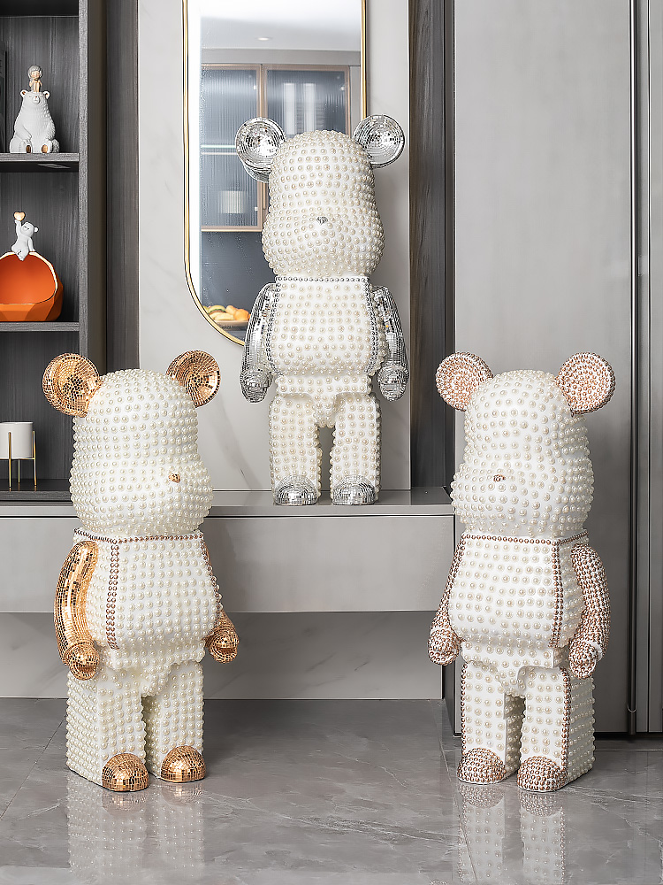 Cartoon Bear Ornament Home Dec - Home Decor Y2K recension och pris