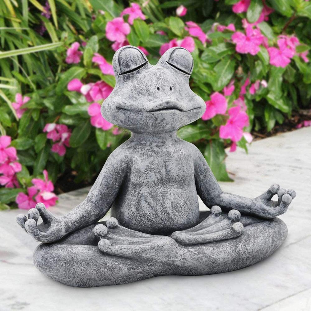 2023 Frog Figurine Resin Zen Y - Home Decor Za recension och pris