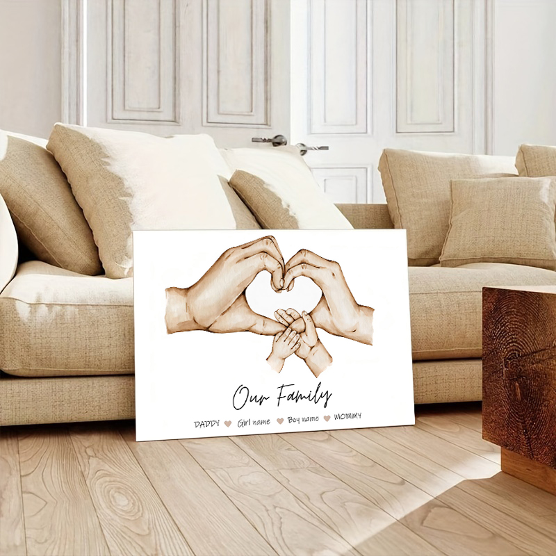 Personalized Custom Family Han - Home Decor Theme recension och pris