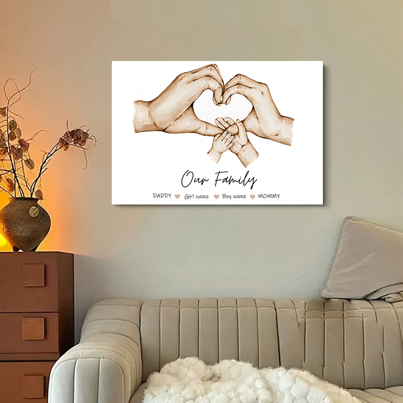 Personalized Custom Family Han - Home Decor Theme recension och pris