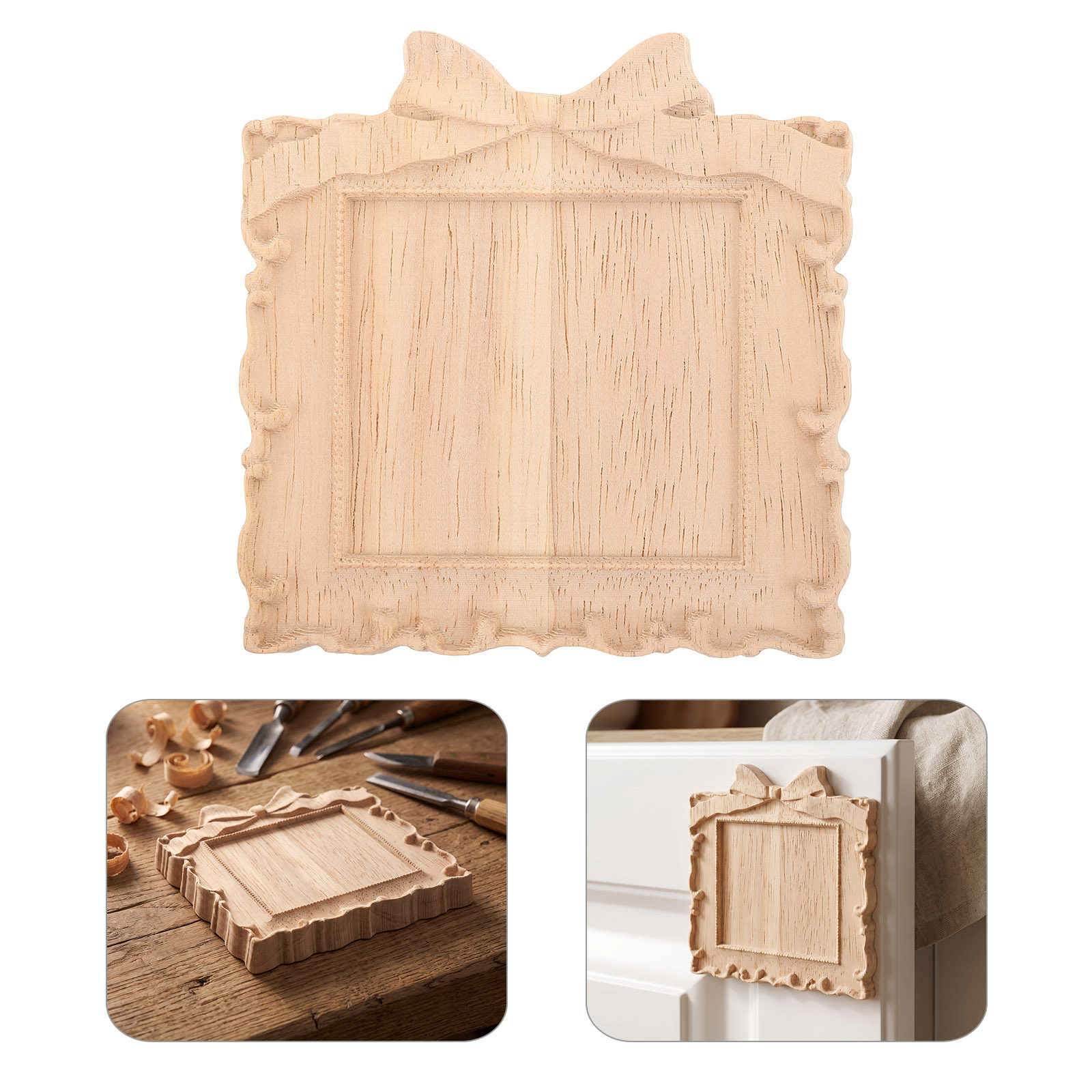 Wood Carving Photo Frame DIY F - Bamboo Photo Frame recension och pris