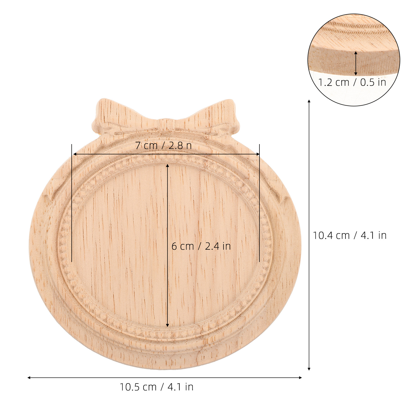 Wood Carving Photo Frame DIY F - Bamboo Photo Frame recension och pris