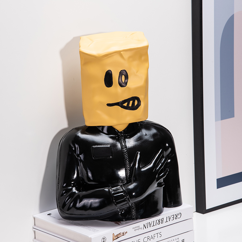 Nordic Home Decor Banksy Statu - Home Decor Y2K recension och pris