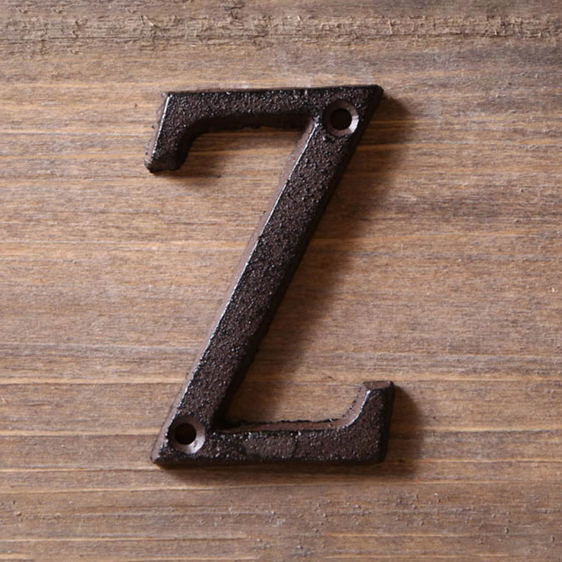 Metal Letters Numbers Cast Iro - Home Decor Y2K recension och pris