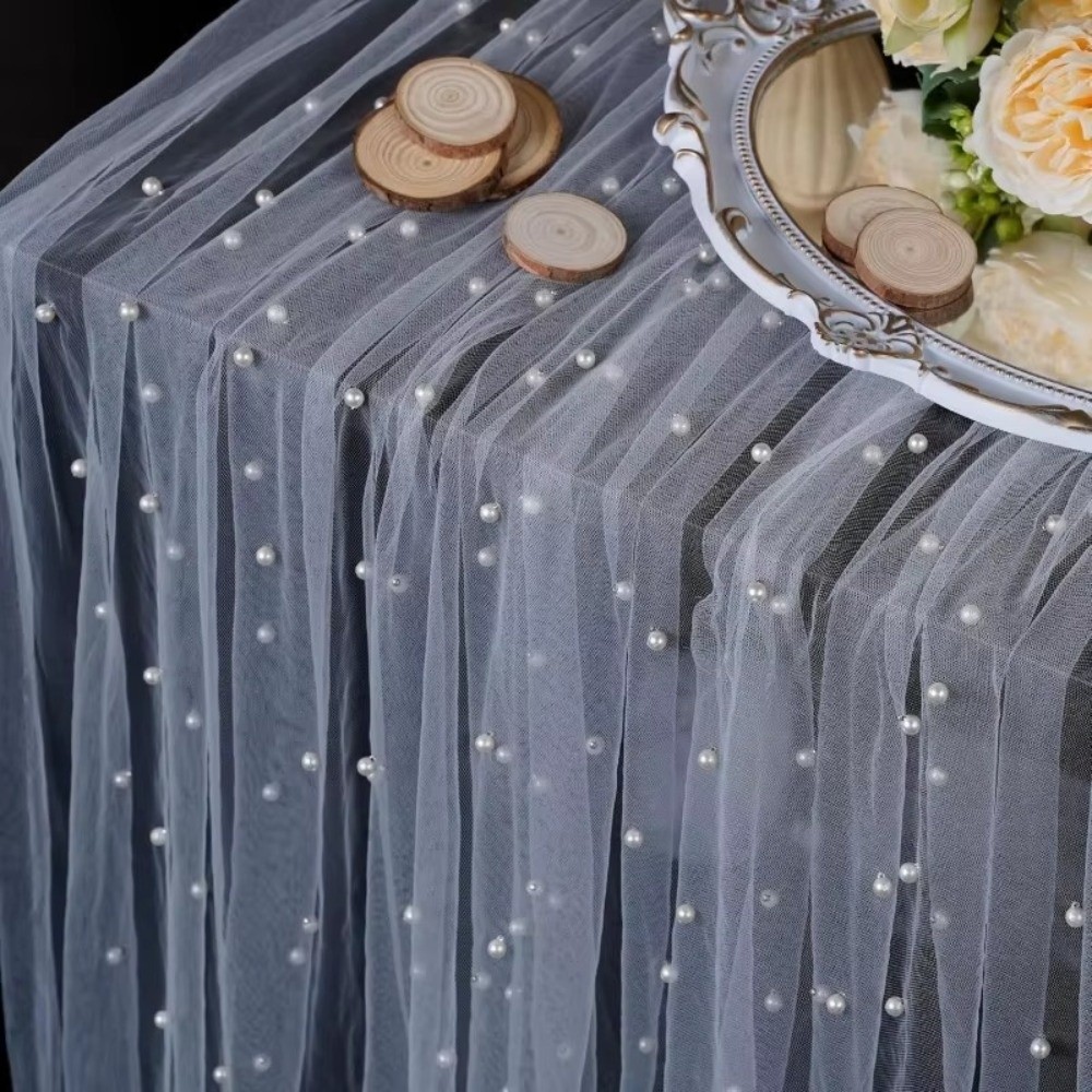 Dreamy Luxury Wedding Table Ru - Linen Table Runner recension och pris