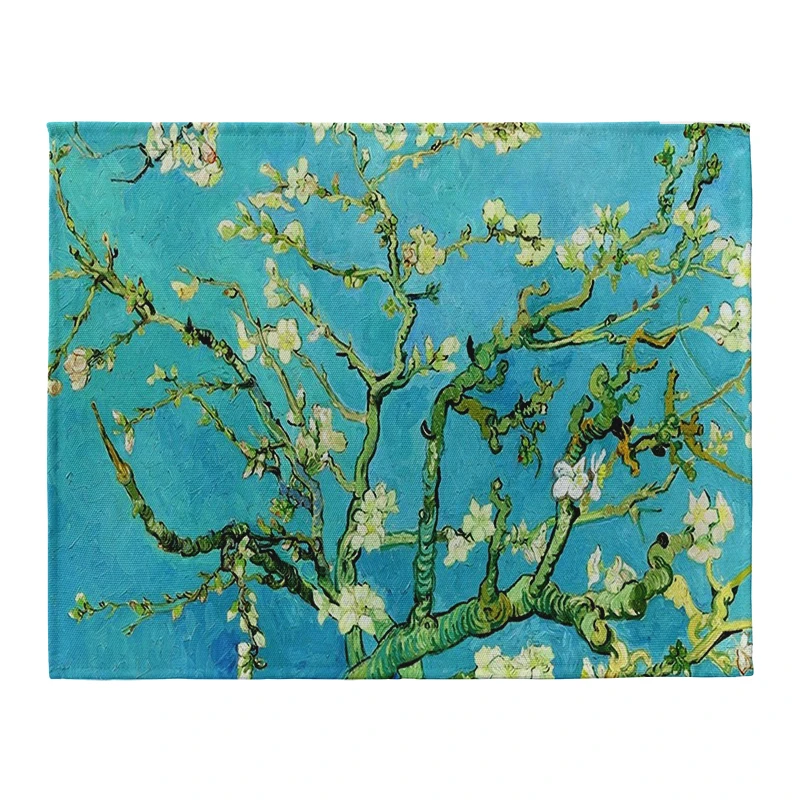 New Van Gogh Oil Painting Tabl - Linen Table Runner recension och pris