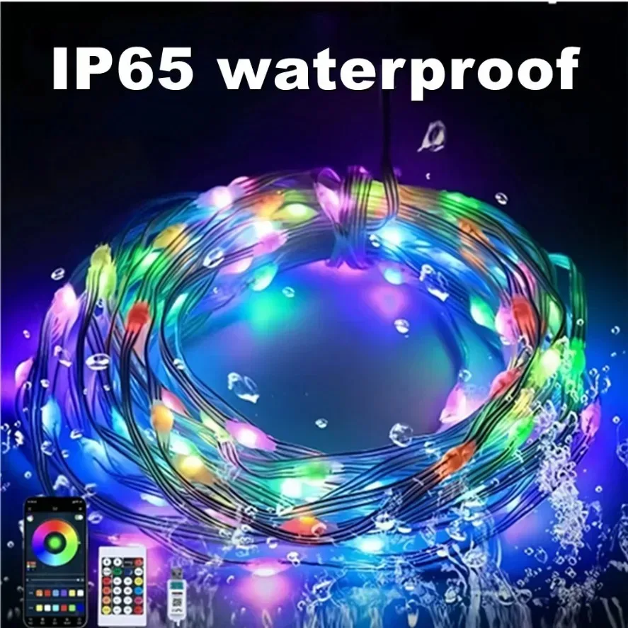5-20m WS2812B RGB LED Fairy St - Home Decor Free App recension och pris