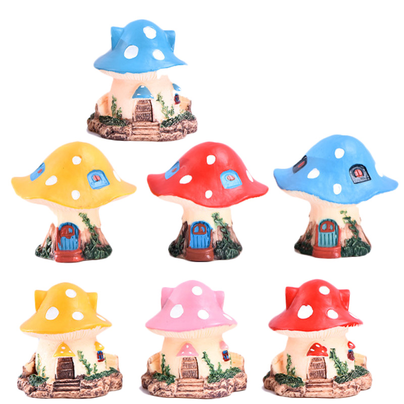 1PC Kawaii Garden Mini Mushroo - Home Decor Za recension och pris