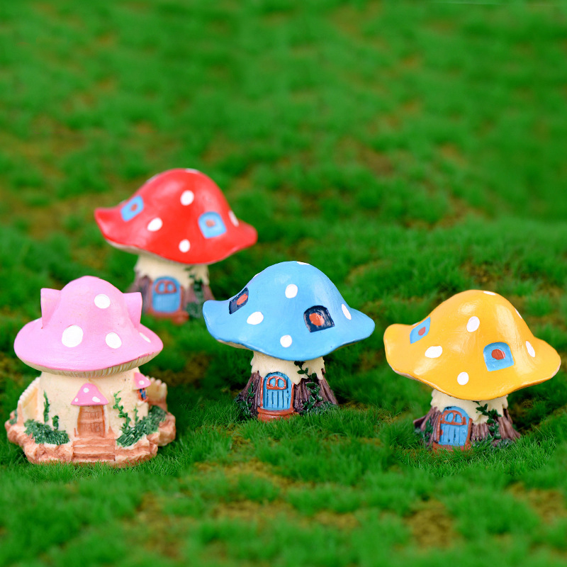 1PC Kawaii Garden Mini Mushroo - Home Decor Za recension och pris