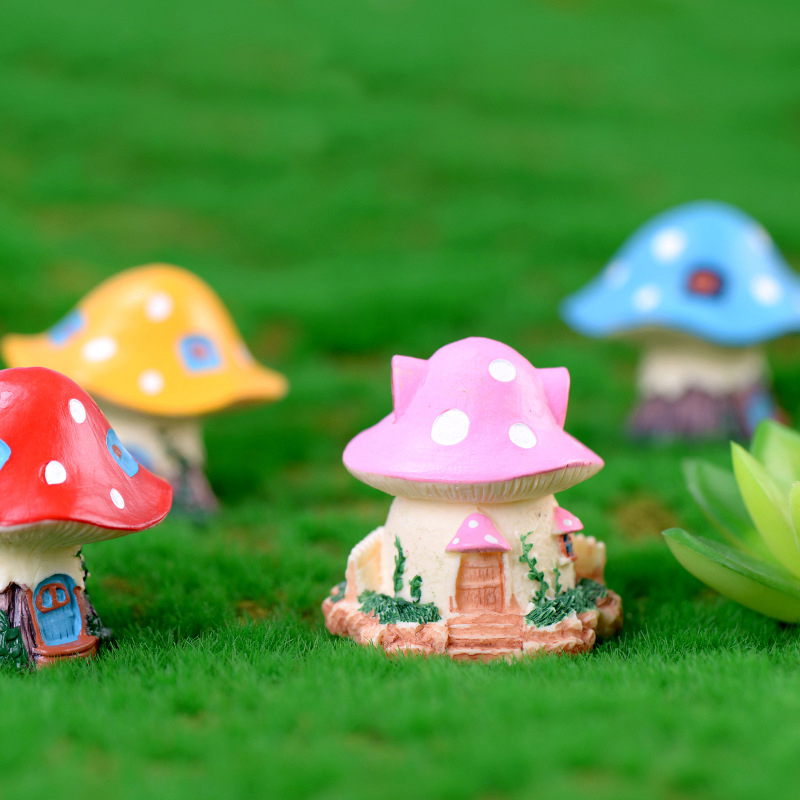 1PC Kawaii Garden Mini Mushroo - Home Decor Za recension och pris