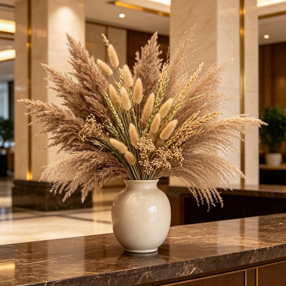 1 Bunch Mixed Dried Flowers Bo - Pampas Grass Decor recension och pris
