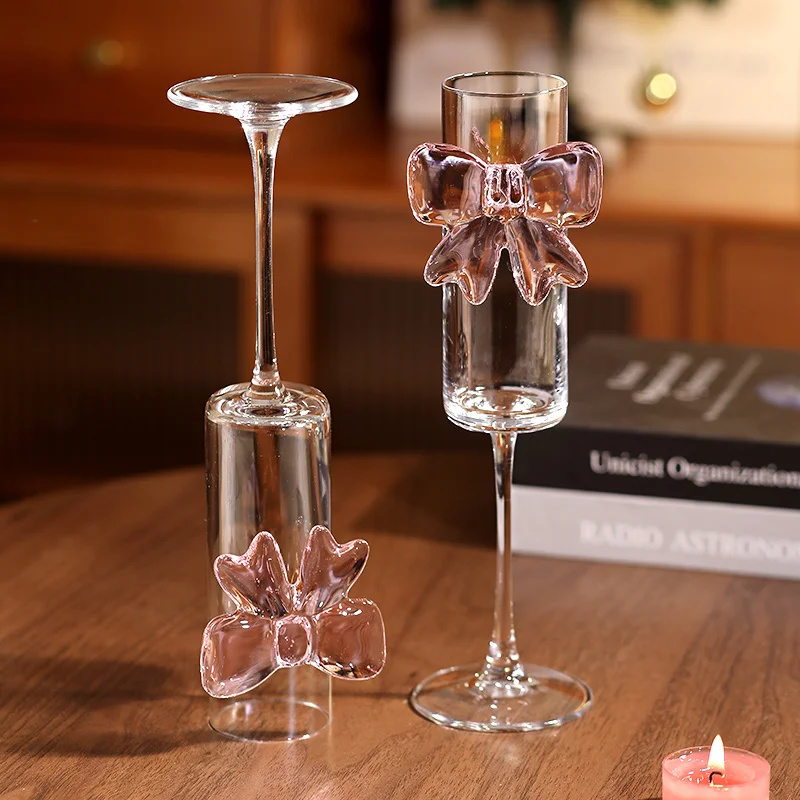 Wedding Bow Y2K Wine Glasses C - Home Decor Y2K recension och pris