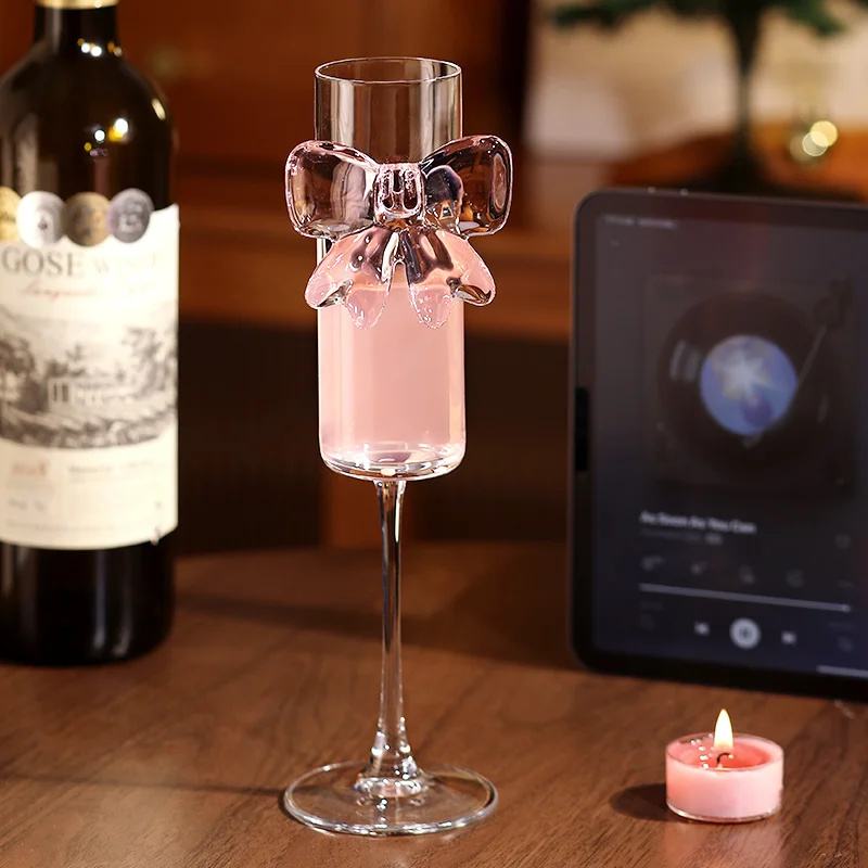 Wedding Bow Y2K Wine Glasses C - Home Decor Y2K recension och pris