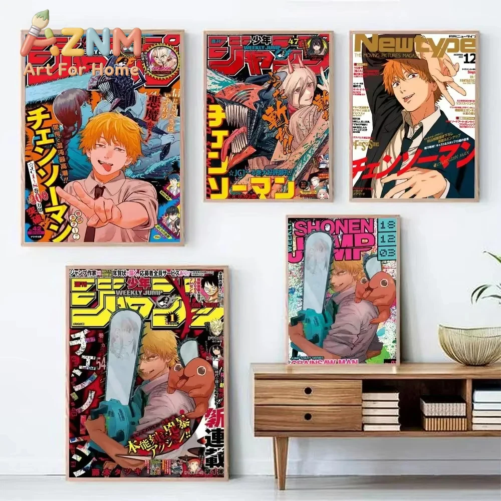 AZNM Chainsaw Man Anime Canvas - Home Decor Magazine recension och pris