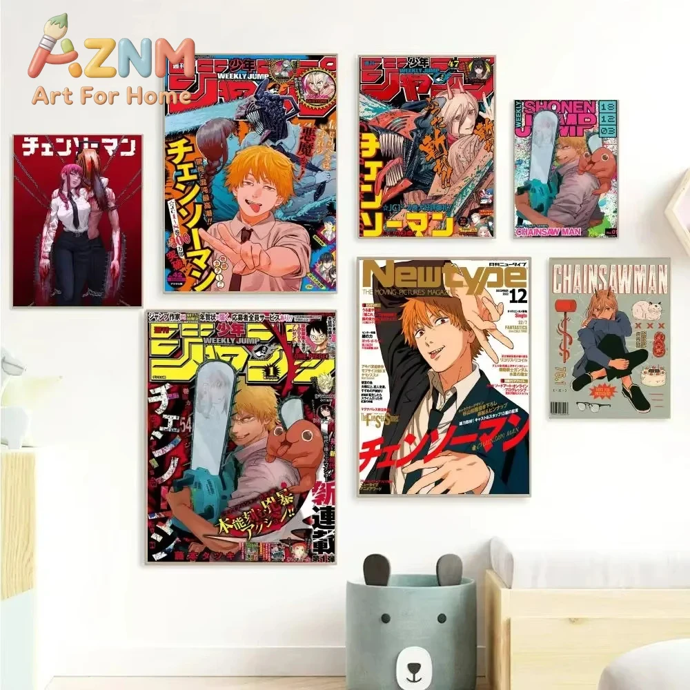 AZNM Chainsaw Man Anime Canvas - Home Decor Magazine recension och pris