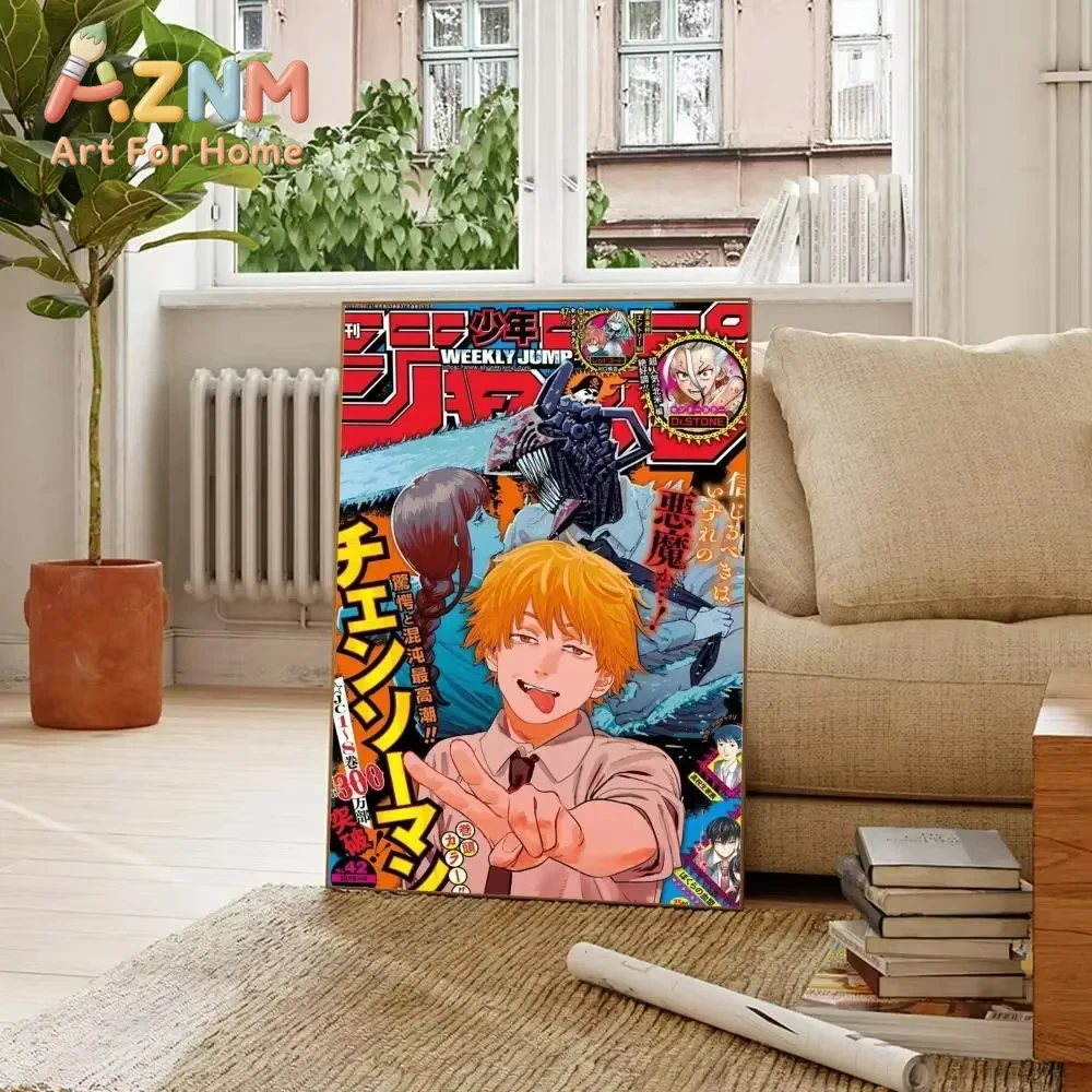 AZNM Chainsaw Man Anime Canvas - Home Decor Magazine recension och pris