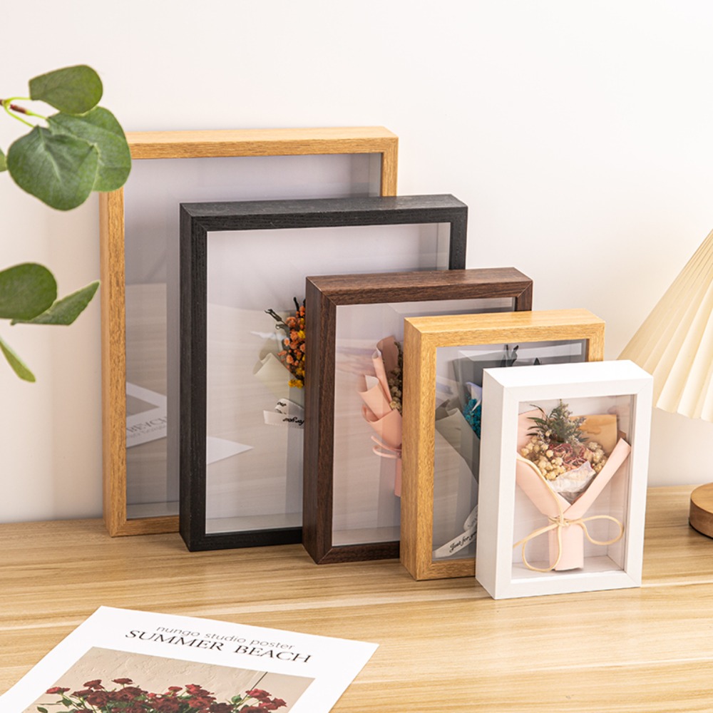 Durable Multi-size Shadow Box  - Bamboo Photo Frame recension och pris