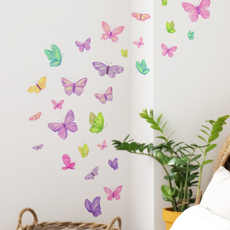 Romantic Butterfly Wall Sticke - Home Decor Indonesia recension och pris