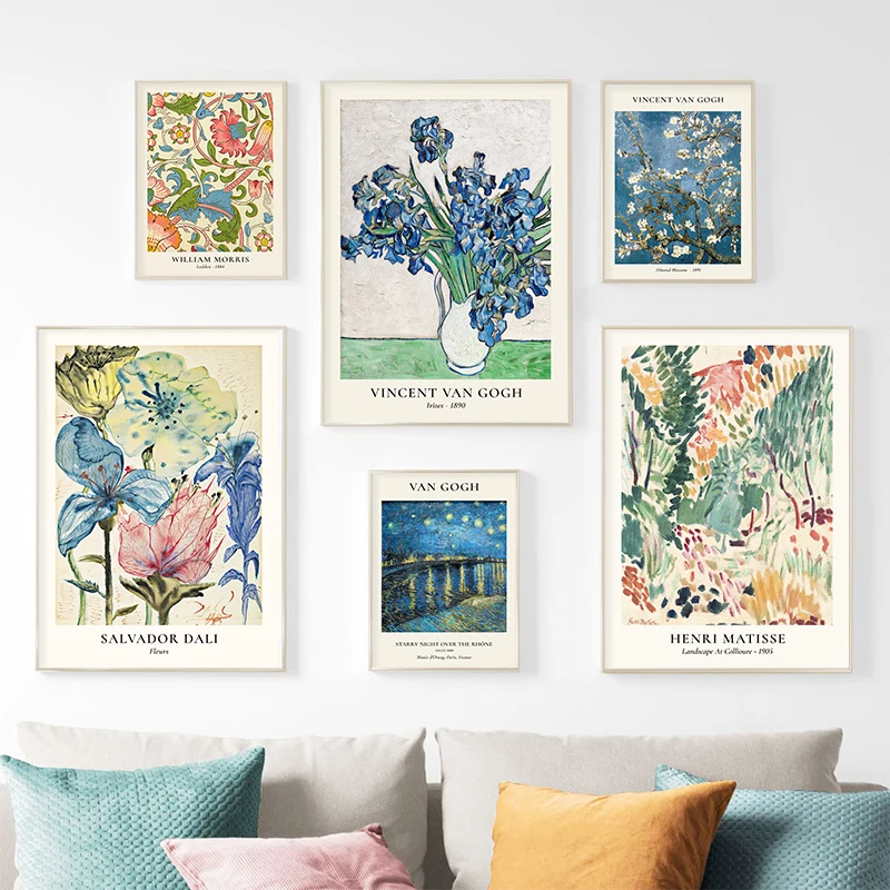 Van Gogh Star Vase Series Wall - Home Decor Za recension och pris