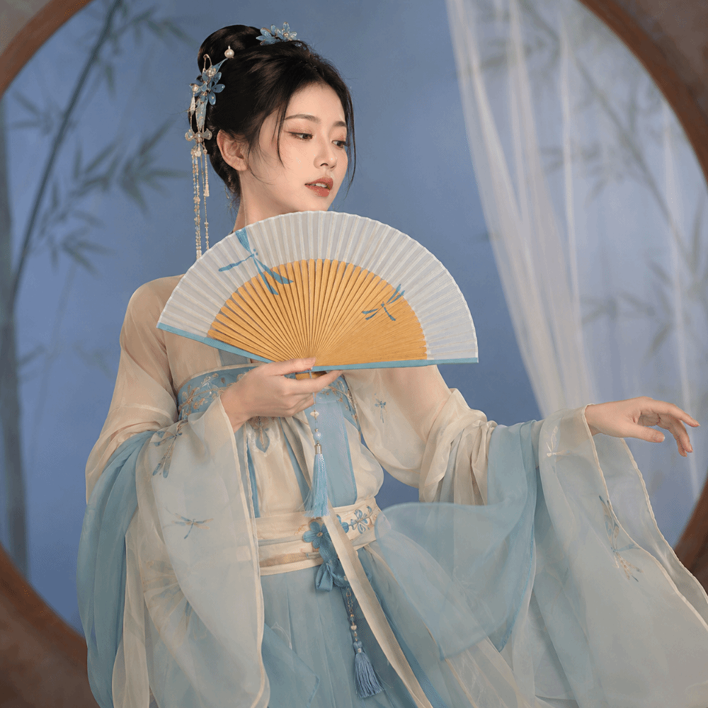 Chinese Style Folding Hand Fan - Bamboo Photo Frame recension och pris