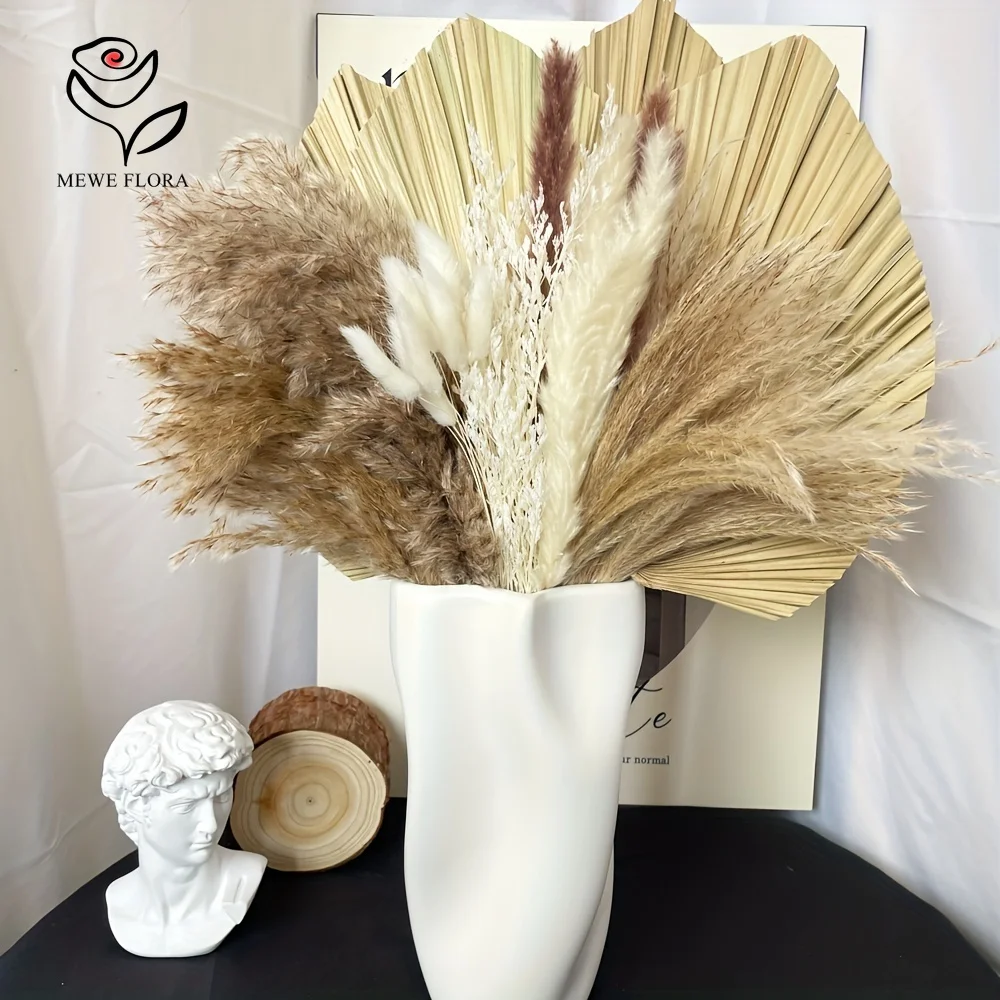 35Pcs Natural Pampas Grass Boh - Pampas Grass Decor recension och pris