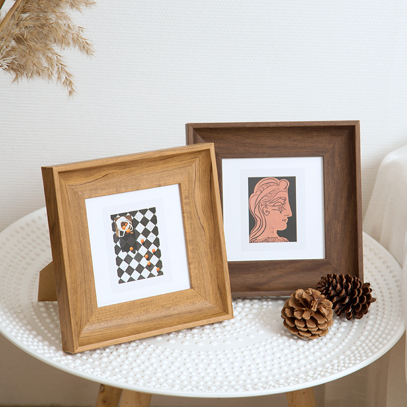 Minimalist Square Photo Frame  - Bamboo Photo Frame recension och pris