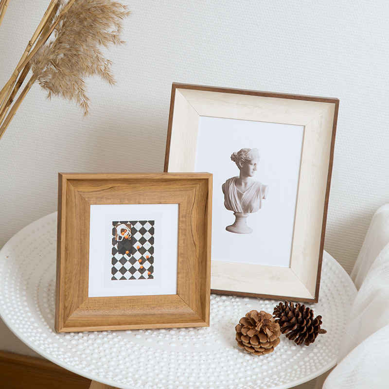 Minimalist Square Photo Frame  - Bamboo Photo Frame recension och pris