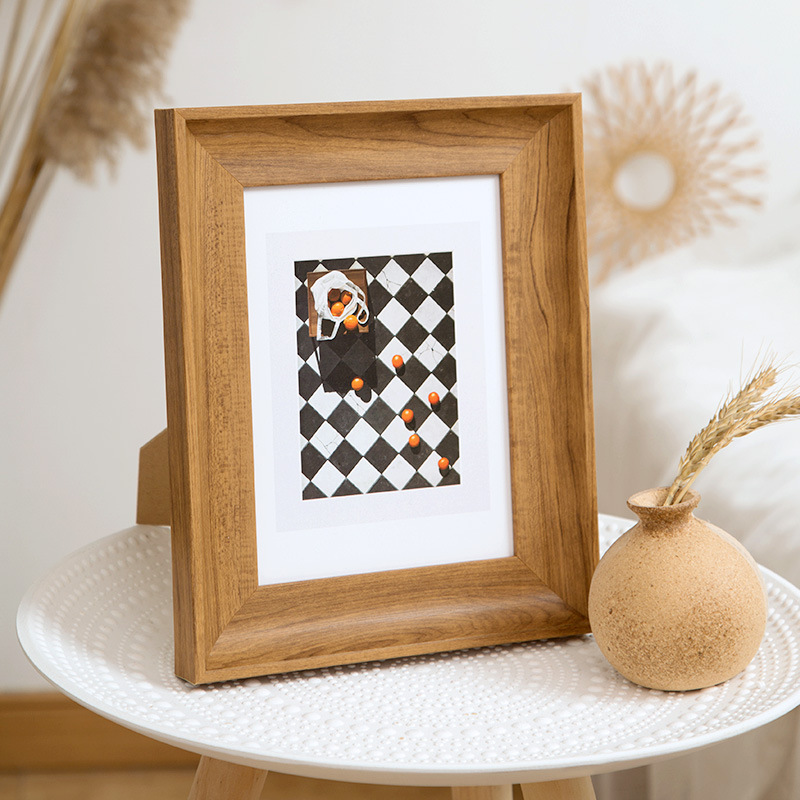 Minimalist Square Photo Frame  - Bamboo Photo Frame recension och pris
