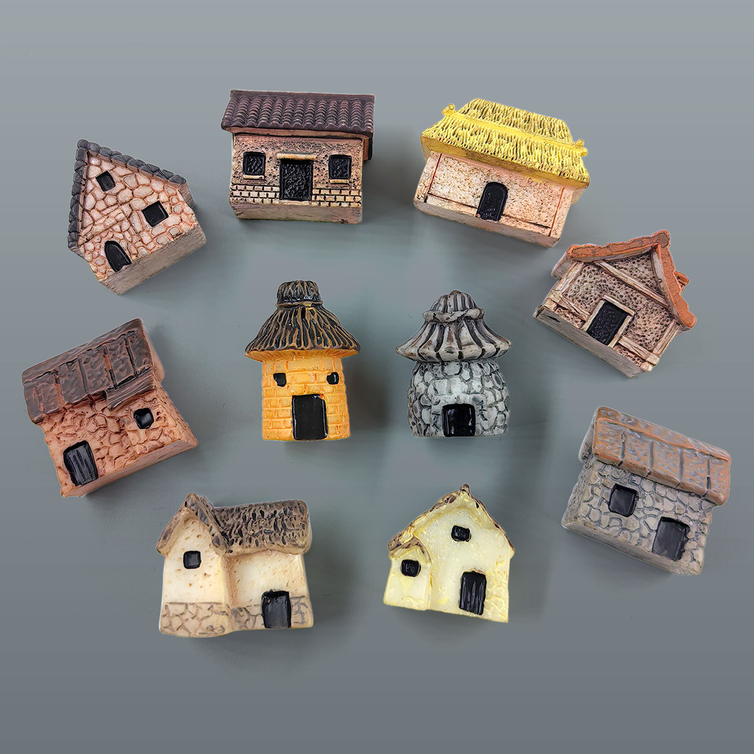 Mini Small House Figurine Resi - Home Decor Za recension och pris