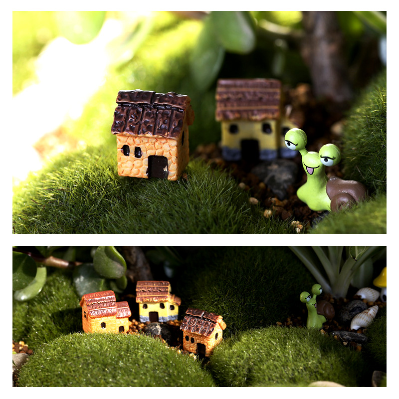 Mini Small House Figurine Resi - Home Decor Za recension och pris