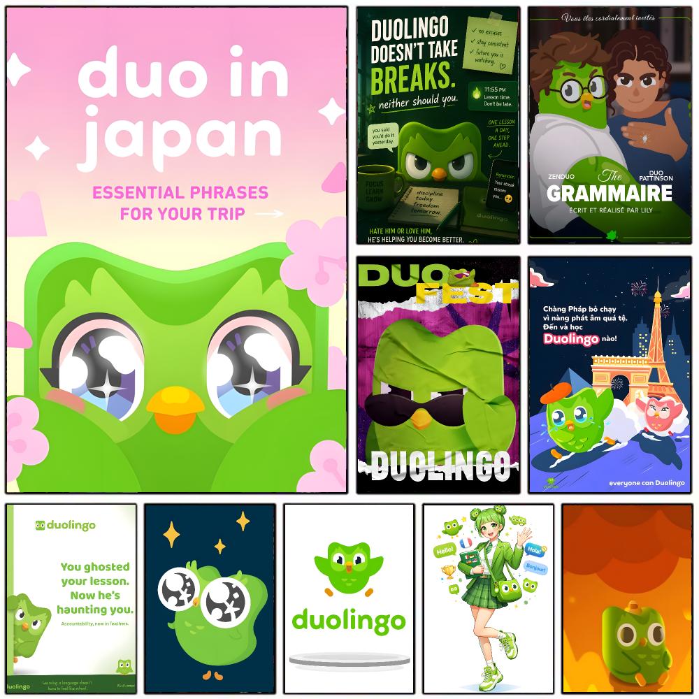 Language App D-duolingo Poster - Home Decor Free App recension och pris
