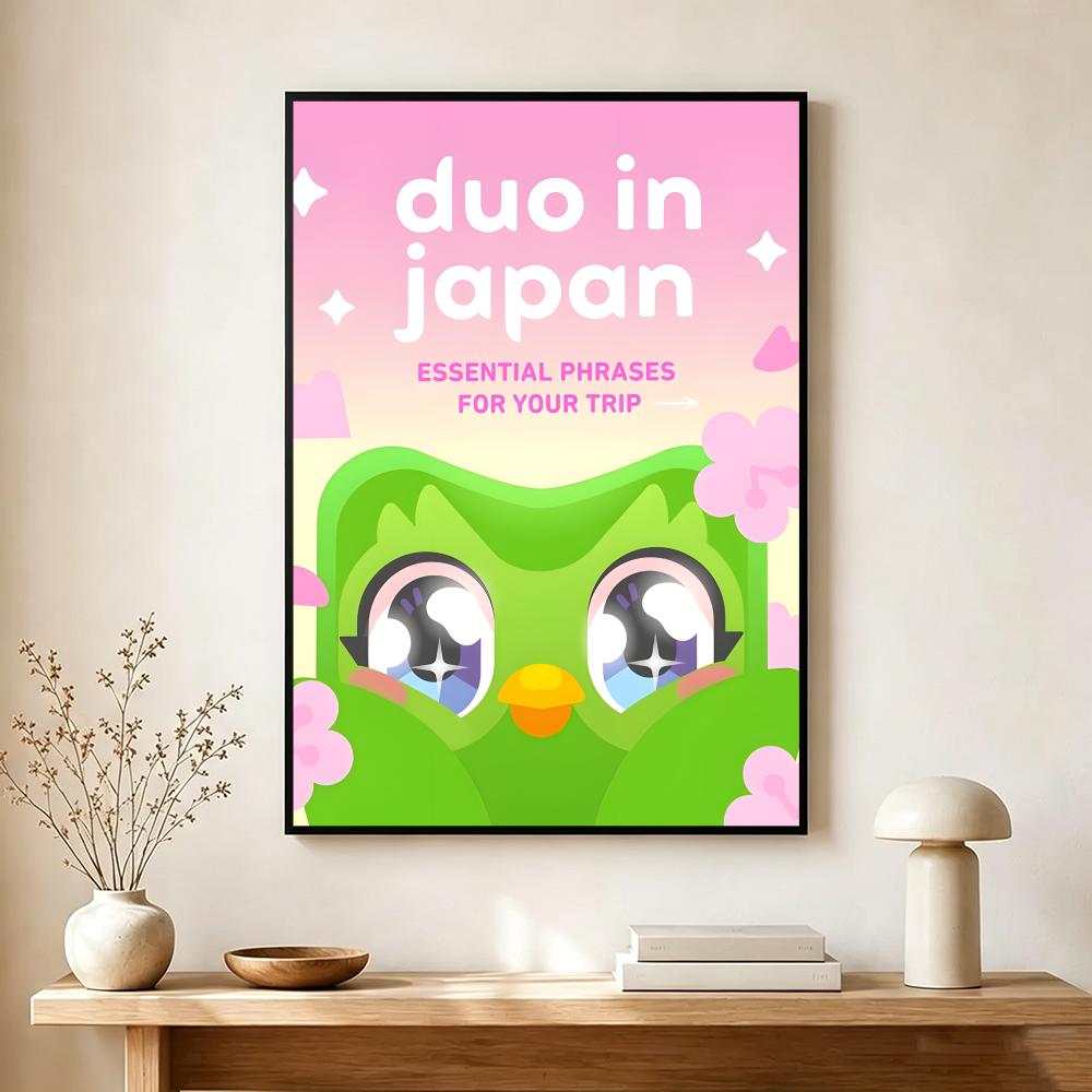 Language App D-duolingo Poster - Home Decor Free App recension och pris