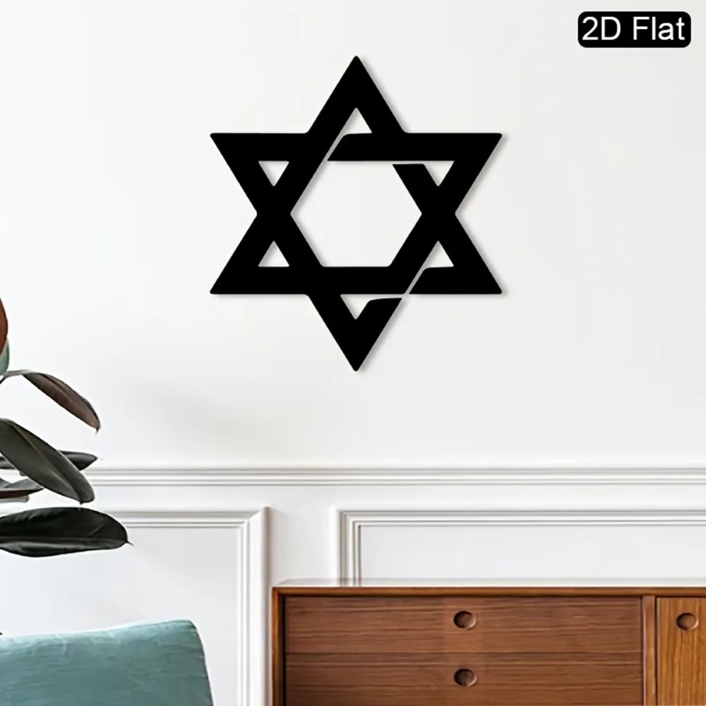 CIFBUY Iron Wall Art Star of D - Home Decor Theme recension och pris