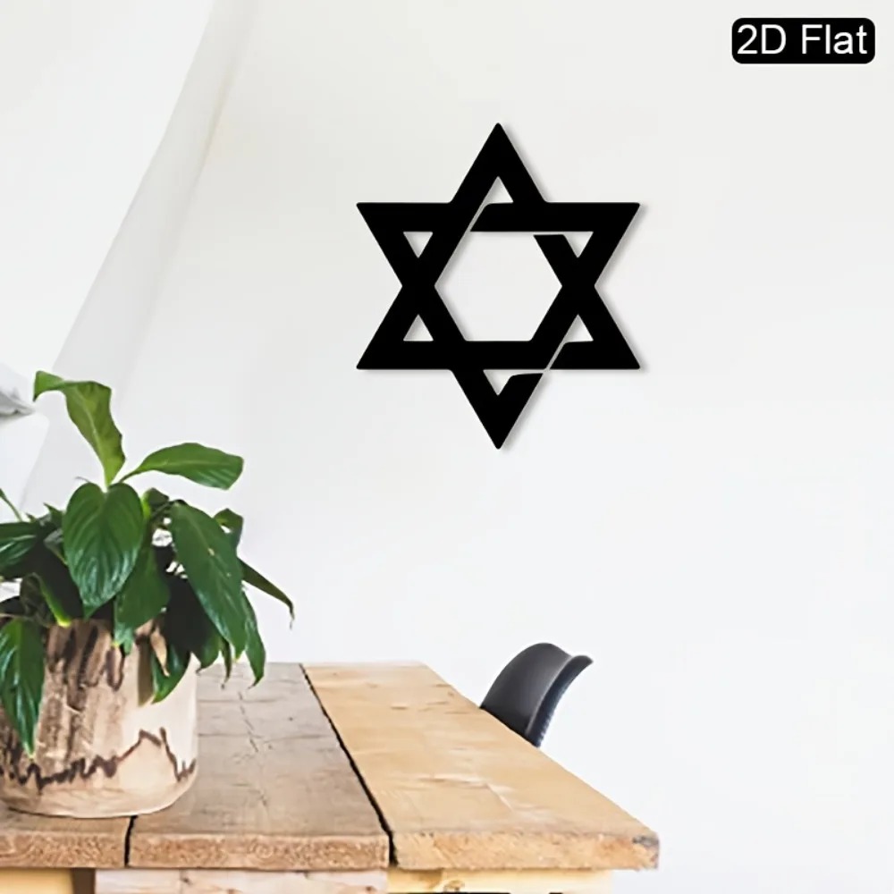 CIFBUY Iron Wall Art Star of D - Home Decor Theme recension och pris