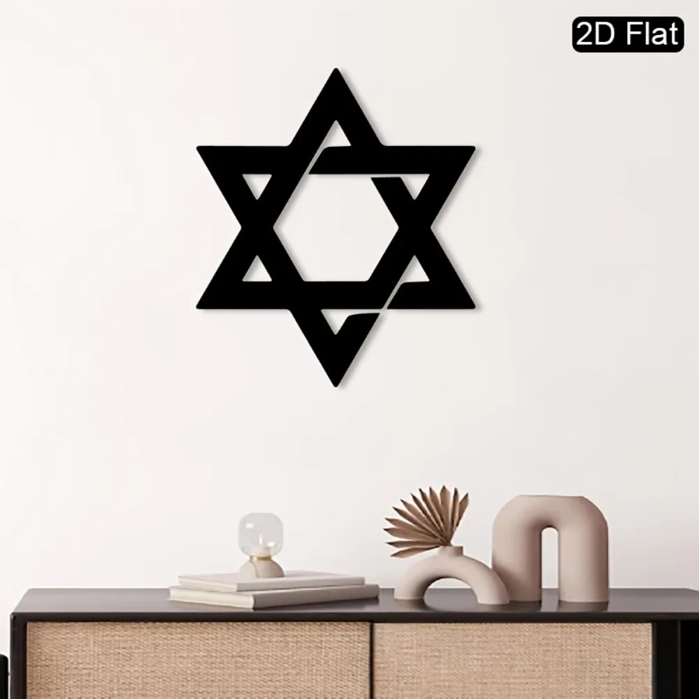 CIFBUY Iron Wall Art Star of D - Home Decor Theme recension och pris