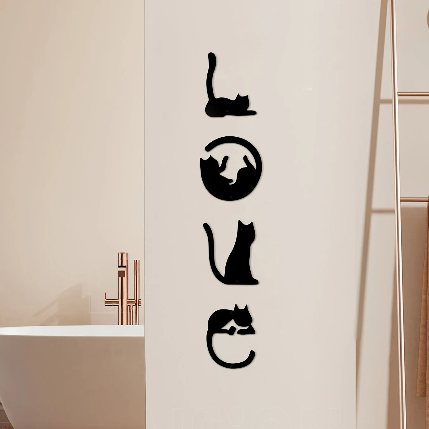 HelloYoung 4pcs/set Cute Cat M - Home Decor Y2K recension och pris