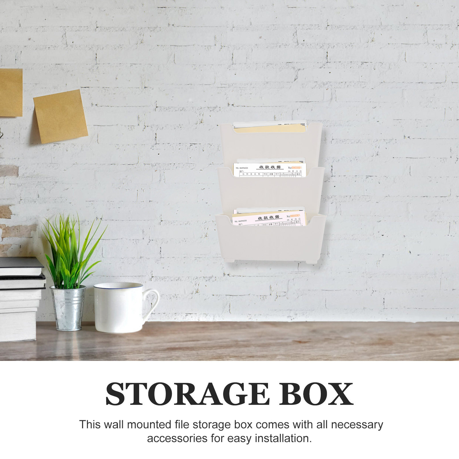 1Set Wall Mounted File Organiz - Home Decor Magazine recension och pris