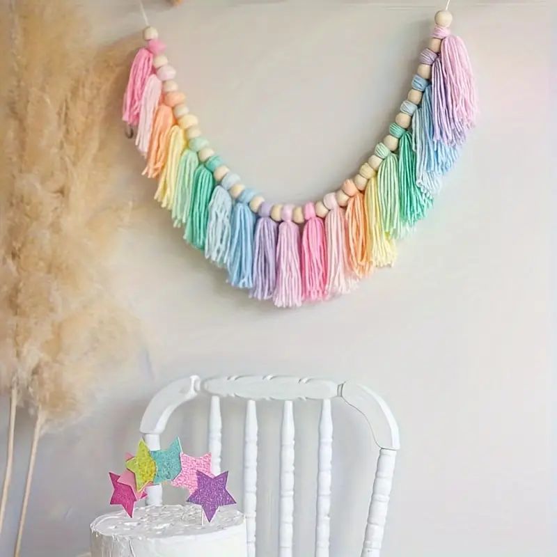 1pc Boho Colorful Rainbow Tass - Home Decor Y2K recension och pris