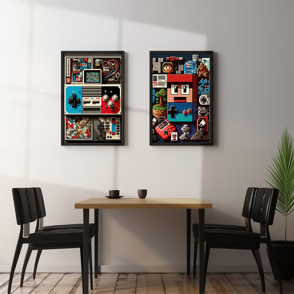 Pixel Gaming Game Boy Poster C - Home Decor Za recension och pris