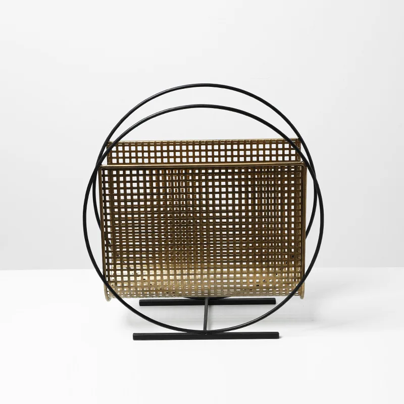 Creative Grid Round Metal Maga - Home Decor Magazine recension och pris
