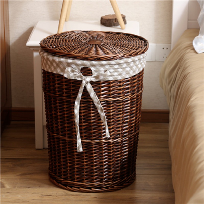 Vintage Style Rattan Woven Dir - Rattan Plant Basket recension och pris